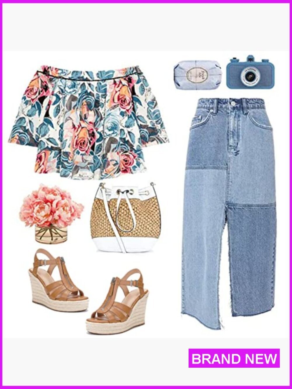 Wedge Sandals Classic Summer Platform Ankle Strap Open Toe Comfy High Heels - Picture 5 of 6